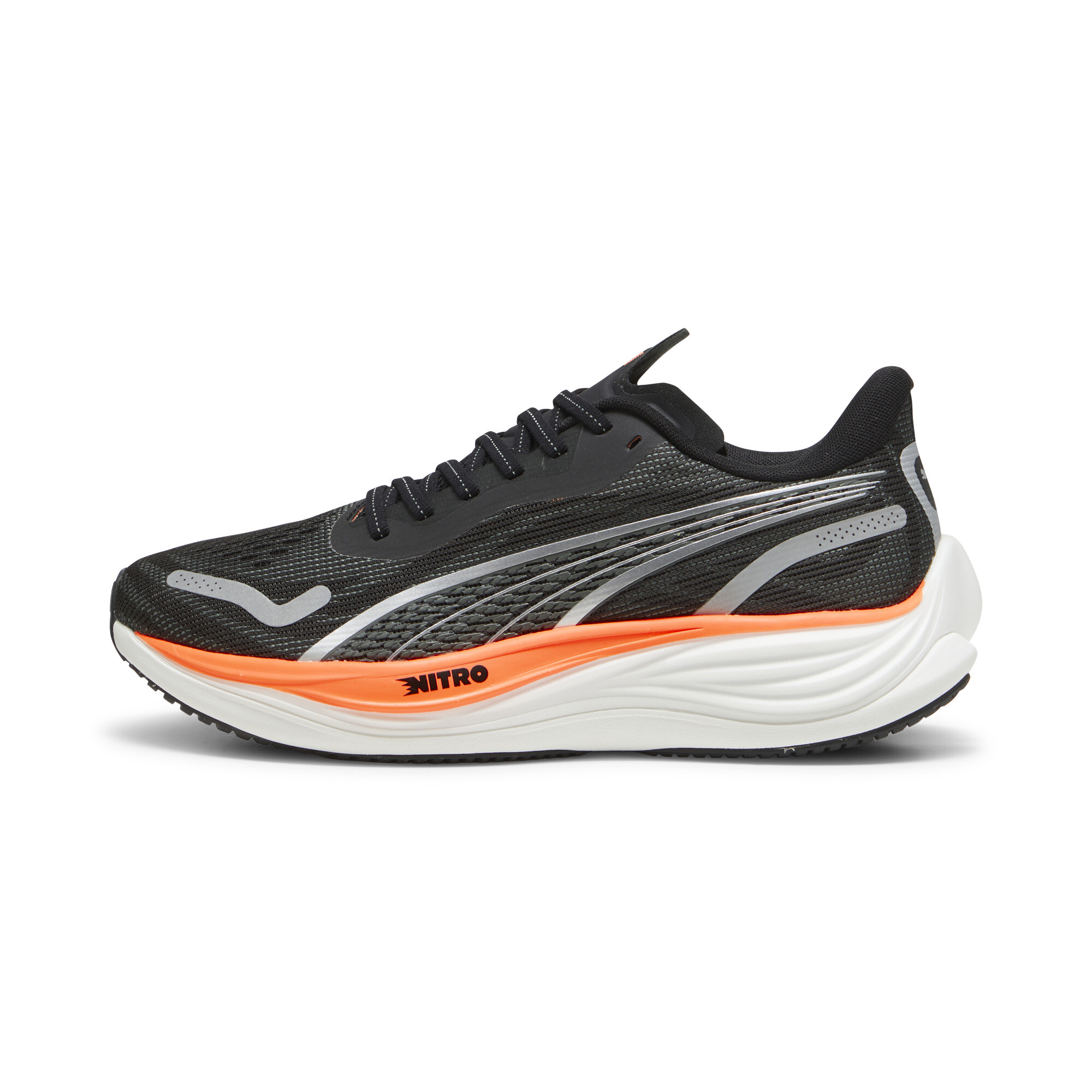 Men's Puma Velocity NITRO™ 3's Running Shoes, Black, Size 39, Shoes