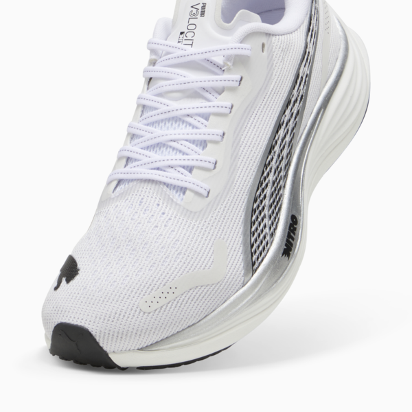 Zapatillas de running para hombre Velocity NITRO™ 3, PUMA White-PUMA Silver-PUMA Black, large-ARG