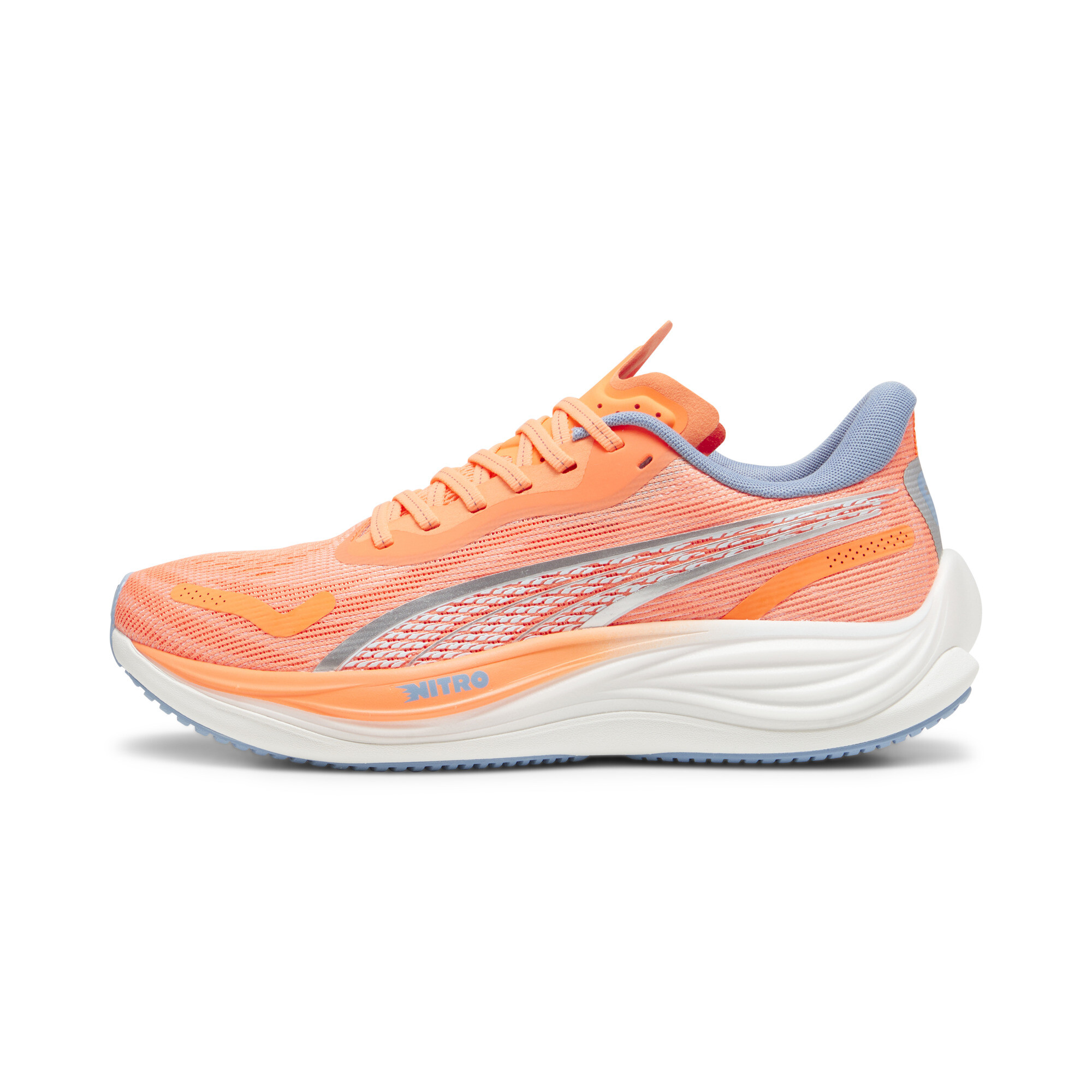 Puma VELOCITY NITRO™ 3 Laufschuhe Herren | Neon Citrus/Silver/Dewdrop | Größe: 44.5