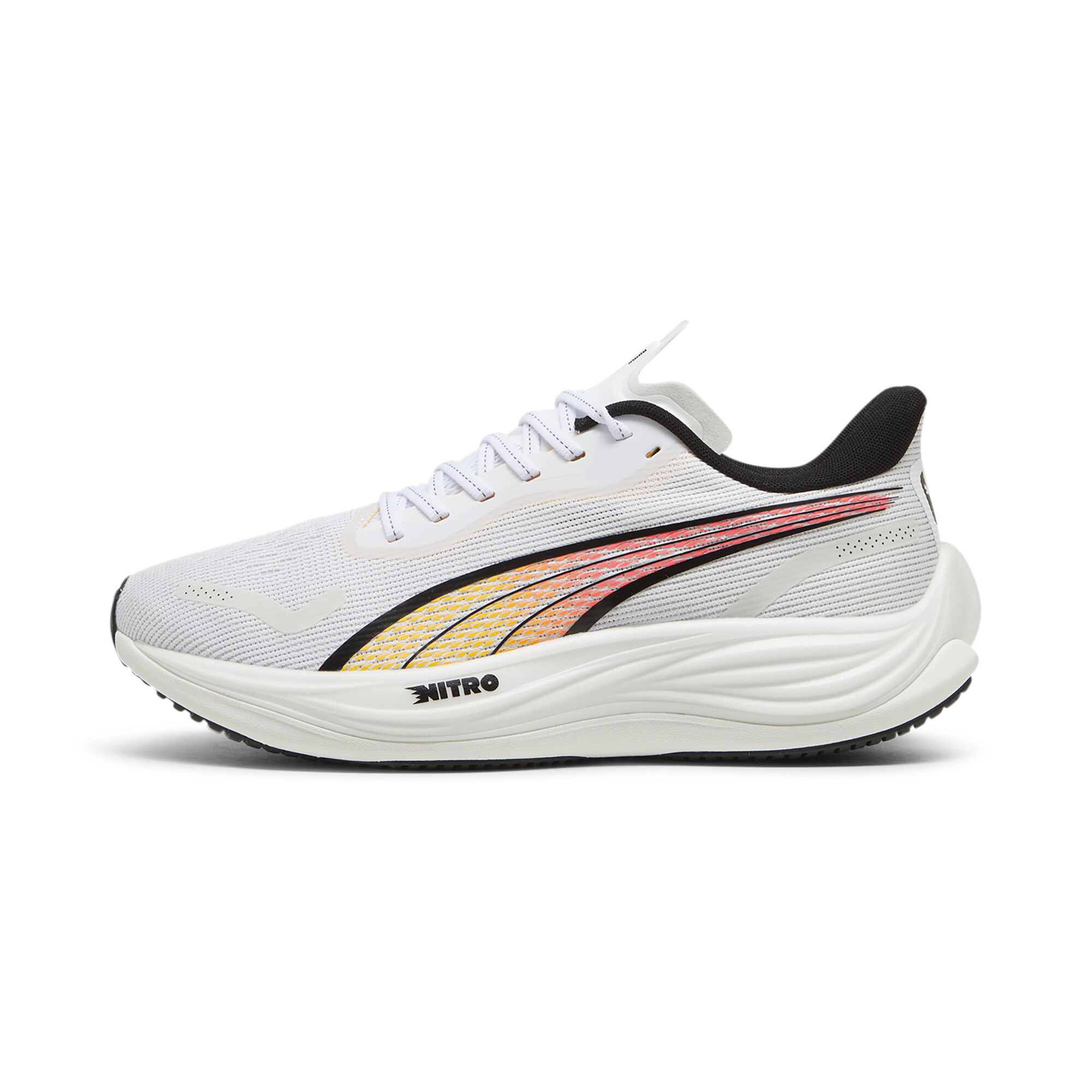 Puma VELOCITY NITRO™ 3 Laufschuhe Herren | White/Sun Stream | Größe: 44.5