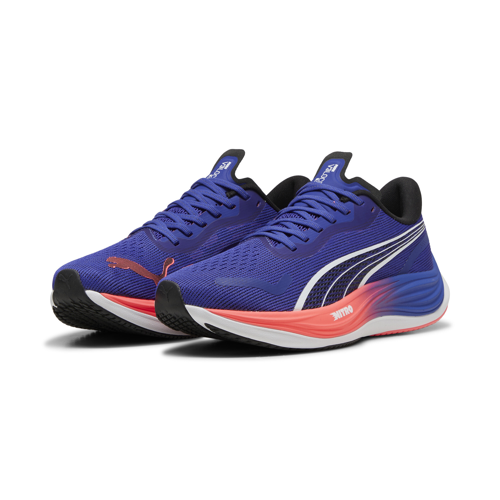 Men's Puma Velocity NITRO™ 3's Running Shoes, Blue, Size 40, Shoes