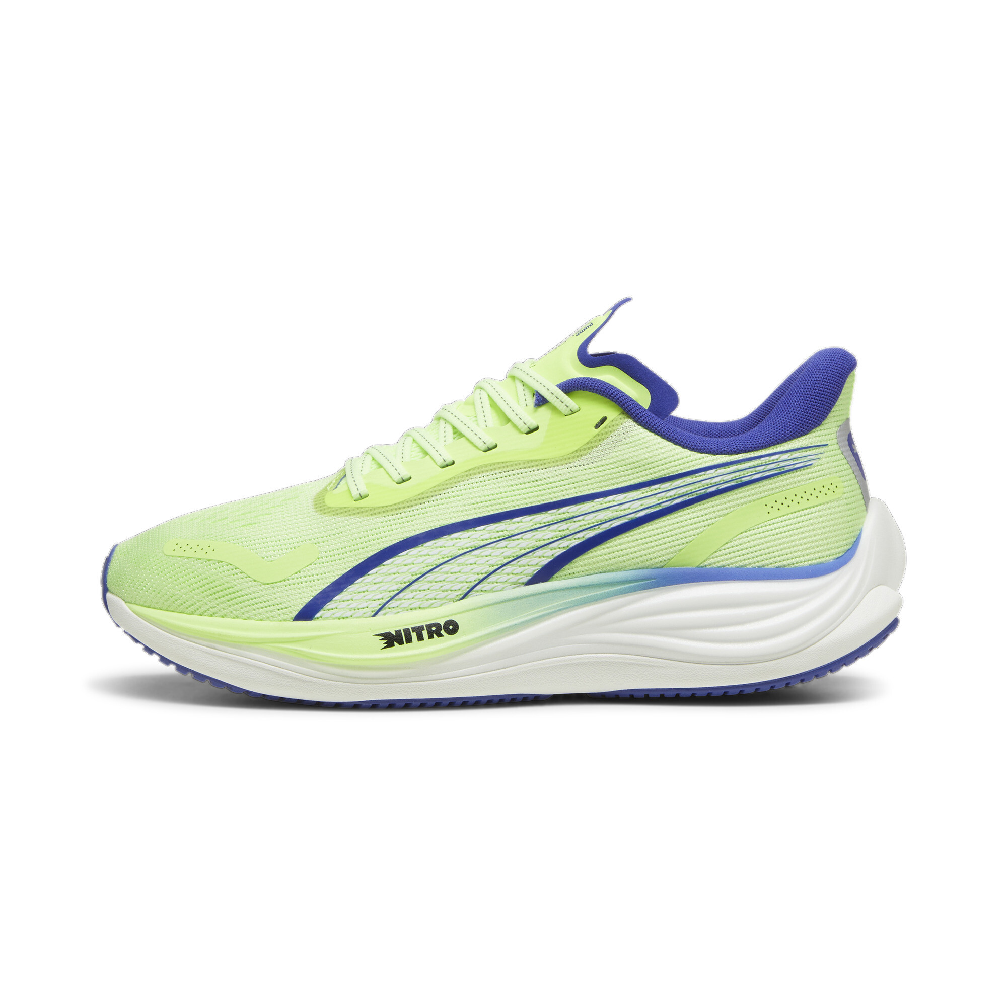 Puma VELOCITY NITRO™ 3 Laufschuhe Herren | Fizzy Apple/Lapis Lazuli | Größe: 40