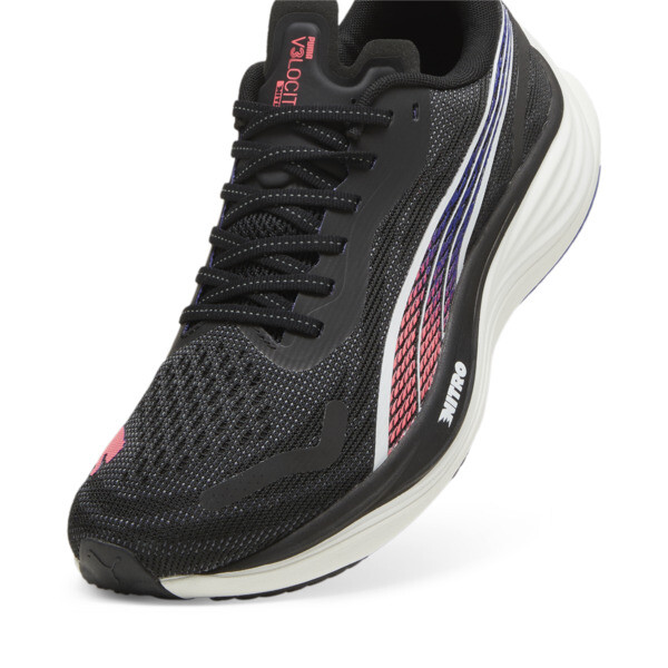 Zapatillas de running para hombre Velocity NITRO™ 3, PUMA Black-Sunset Glow-Lapis Lazuli, large-ARG