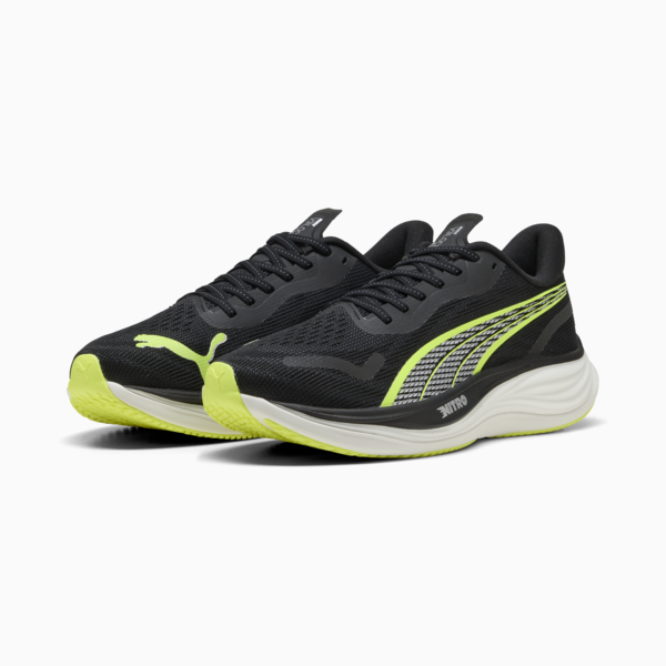 VELOCITY NITRO™ 3 Running Shoes Men, PUMA Black-Yellow Alert, large-ZAF