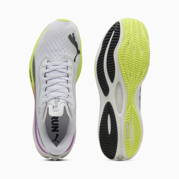 Tenis de running para hombre Velocity NITRO™ 3, PUMA White-Pure Magenta-Yellow Alert, large-MEX