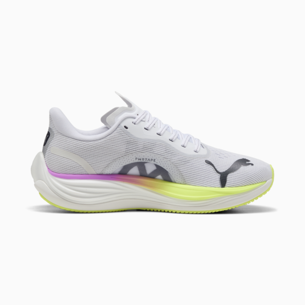 Tenis de running para hombre Velocity NITRO™ 3, PUMA White-Pure Magenta-Yellow Alert, large-MEX