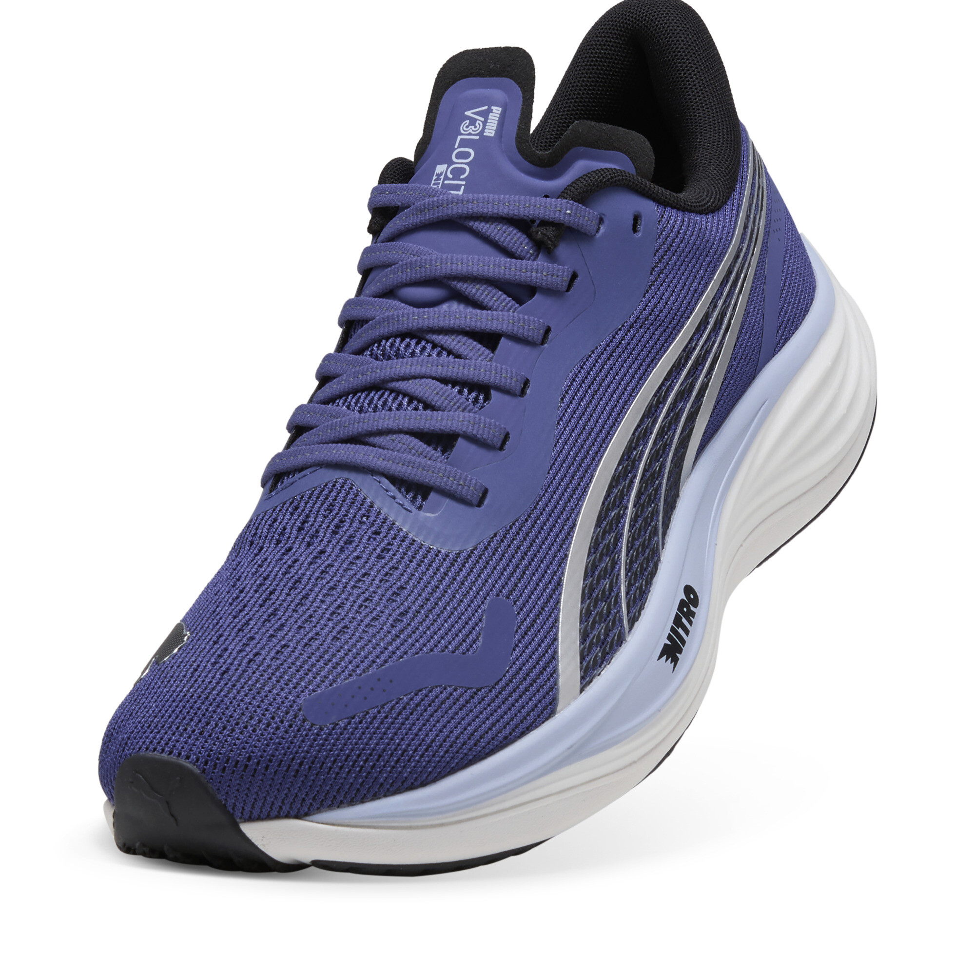 VELOCITY NITRO™ 3 hardloopschoenen voor Heren, Blauw/Zwart, Maat 48,5 | PUMA