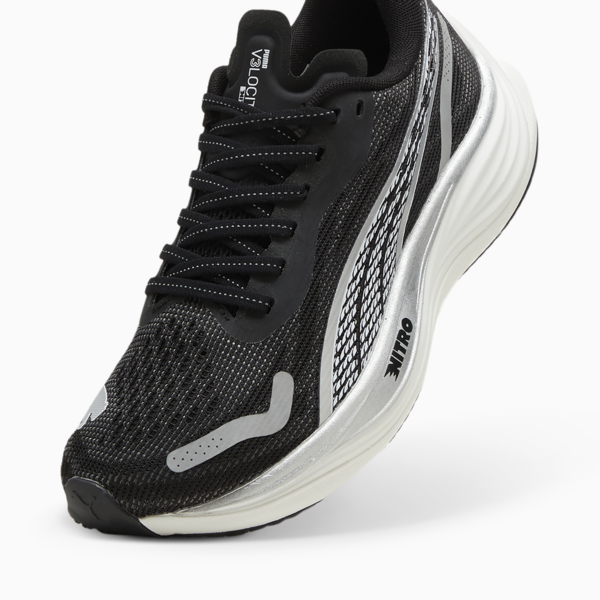Tenis de running para mujer Velocity NITRO 3, PUMA Black-PUMA Silver-PUMA White, large-MEX