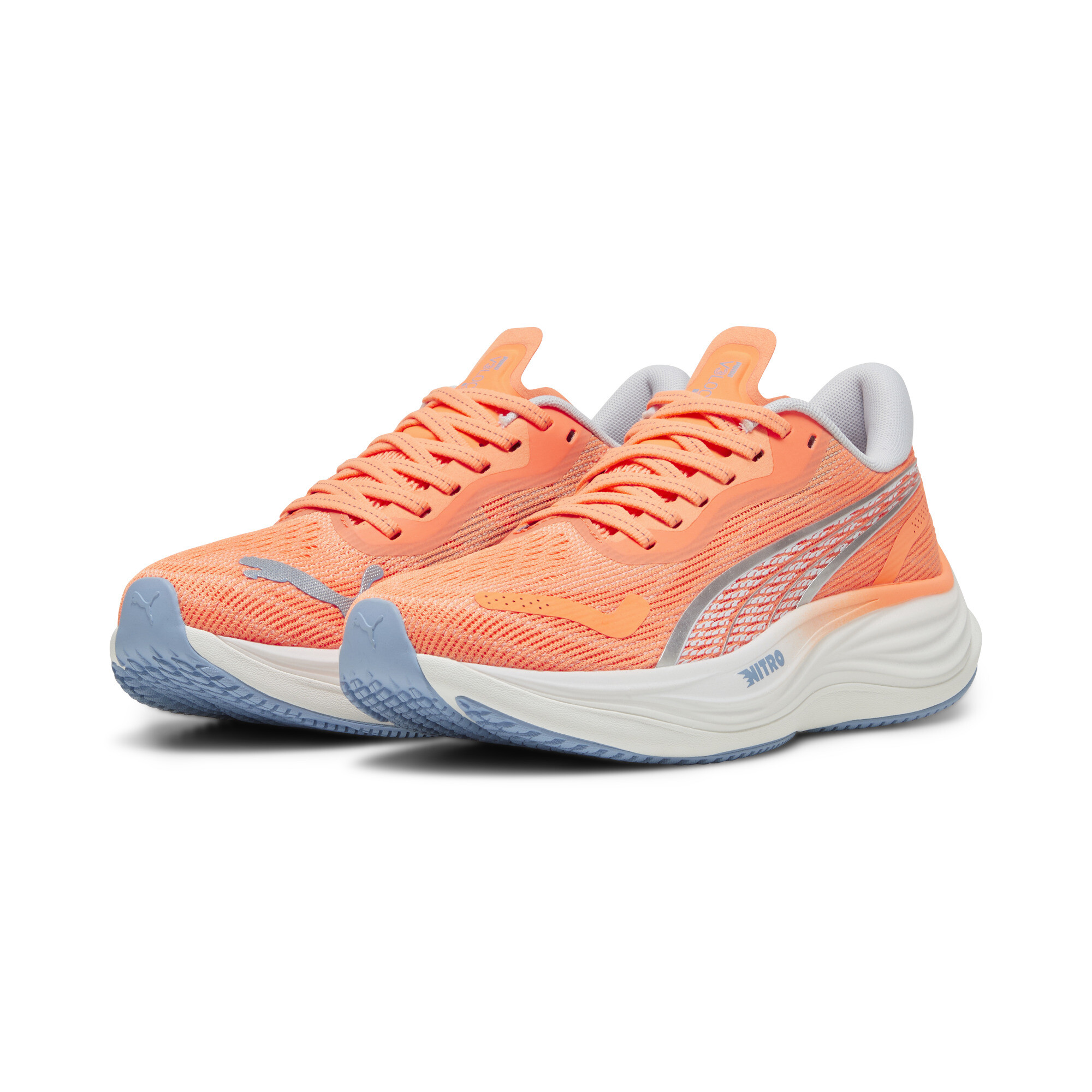 Women's Puma Velocity NITRO™ 3's Running Shoes, Orange, Size 38, Shoes