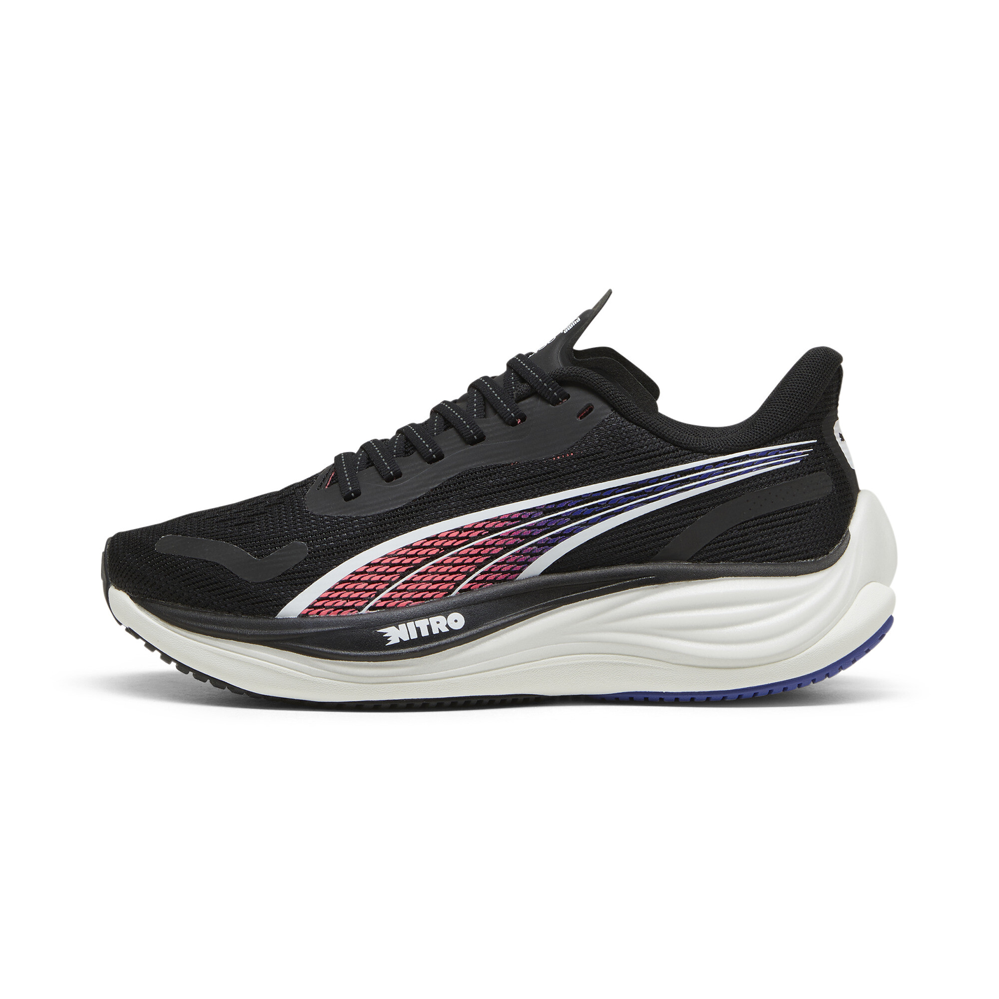 Puma VELOCITY NITRO™ 3 Laufschuhe Damen | Black/Sunset Glow/Lapis Lazuli | Größe: 39