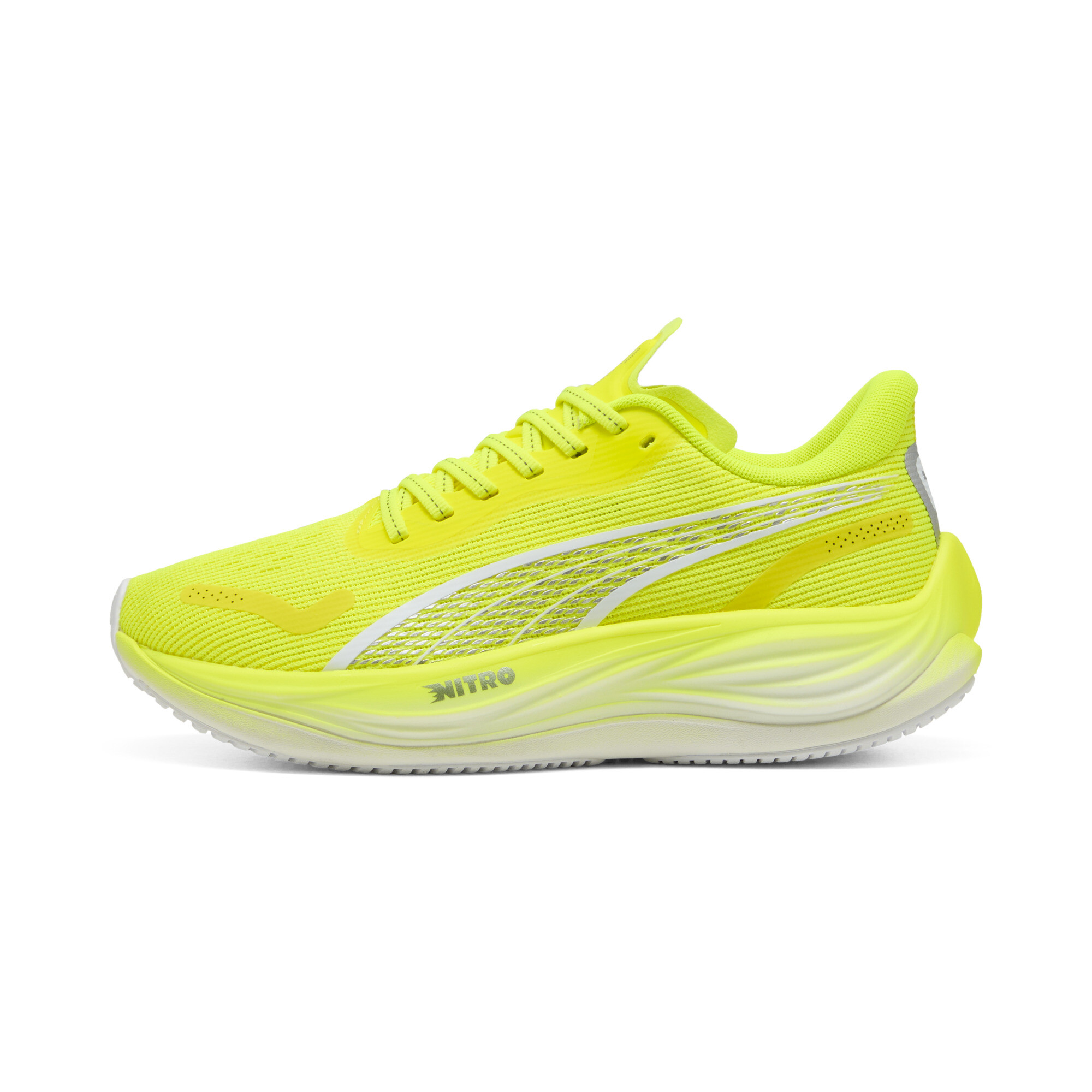 Puma VELOCITY NITRO™ 3 Laufschuhe Damen | Yellow Alert/White | Größe: 42.5