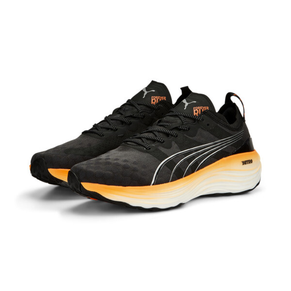 Zapatillas de running para hombre ForeverRun NITRO, PUMA Black-Ultra Orange, large-ARG