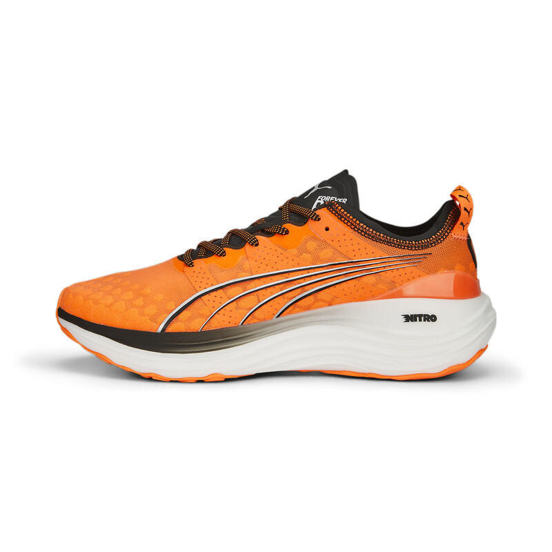 Men's PUMA Orange Foreverrun Nitro Running Lightweight Shoes size 9