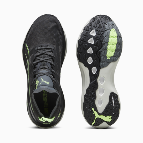 Zapatillas de running para hombre ForeverRun NITRO, PUMA Black-Cool Dark Gray-Speed Green, large-ARG