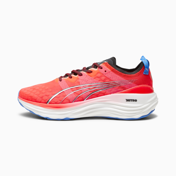 Zapatillas de running para hombre ForeverRun NITRO, Fire Orchid-PUMA Black-Ultra Blue, large-ARG