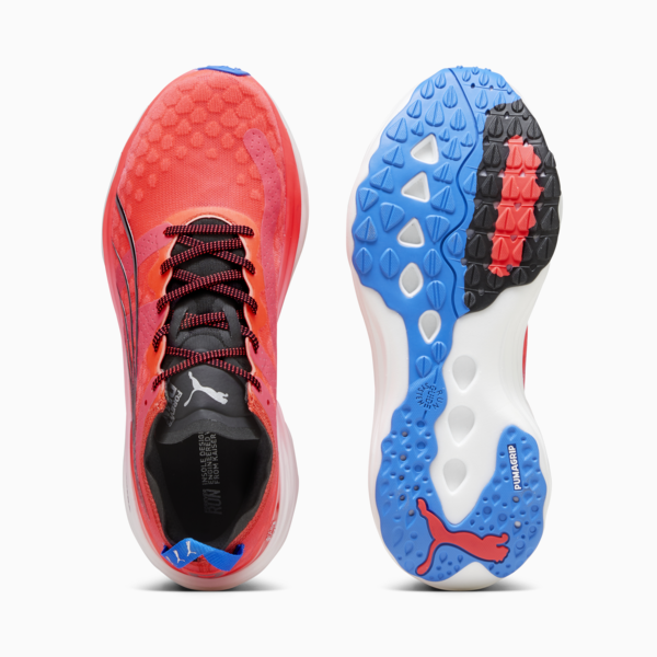 Zapatillas de running para hombre ForeverRun NITRO, Fire Orchid-PUMA Black-Ultra Blue, large-ARG