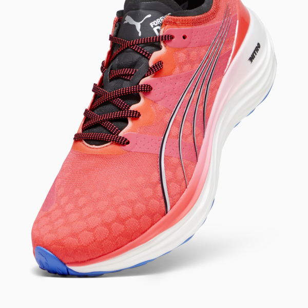 Zapatillas de running para hombre ForeverRun NITRO, Fire Orchid-PUMA Black-Ultra Blue, large-ARG