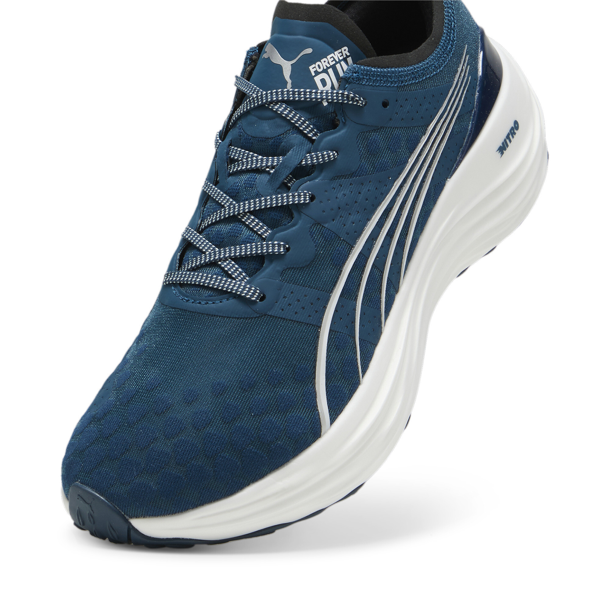 Men's Puma Forever Run NITRO™'s Running Shoes, Blue, Size 47, Sport