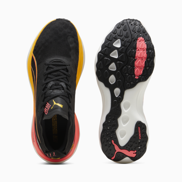 Zapatillas de running para hombre ForeverRun NITRO, PUMA Black-Sun Stream-Sunset Glow, large-ARG