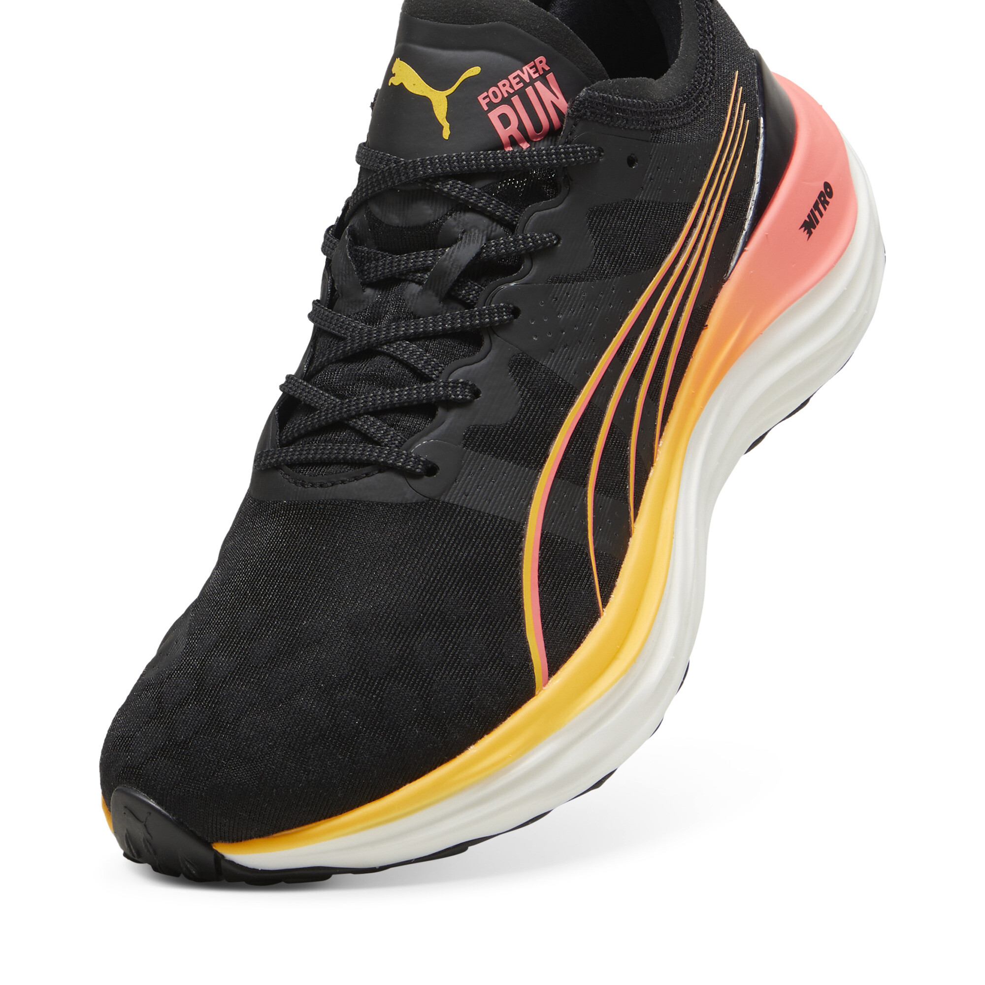 ForeverRun NITRO™ hardloopschoenen voor Heren, Zwart, Maat 40,5 | PUMA