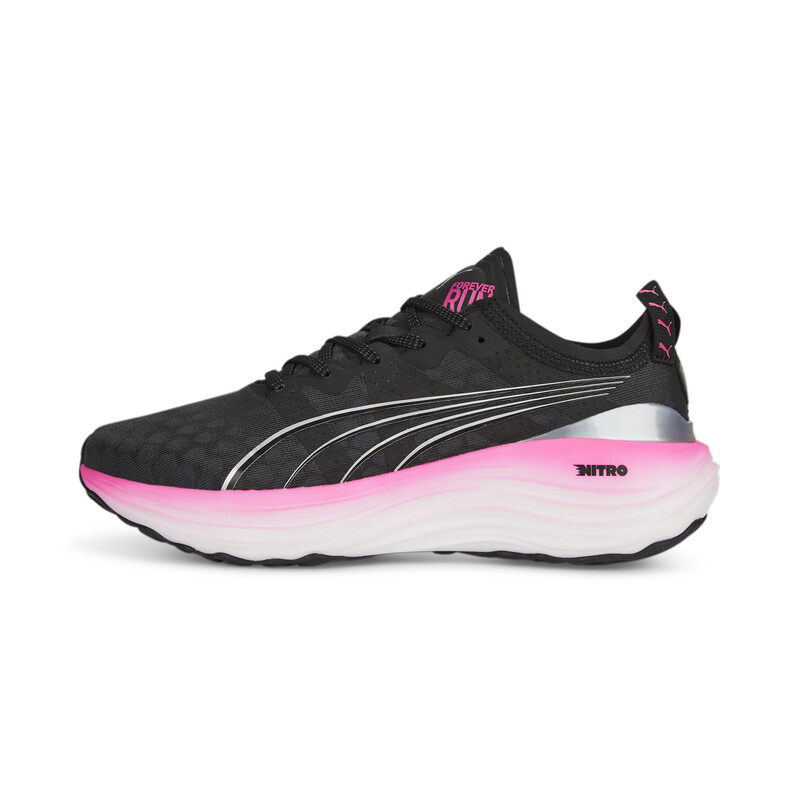 Women's PUMA ForeverRun NITRO Running Shoes in Black size UK 6