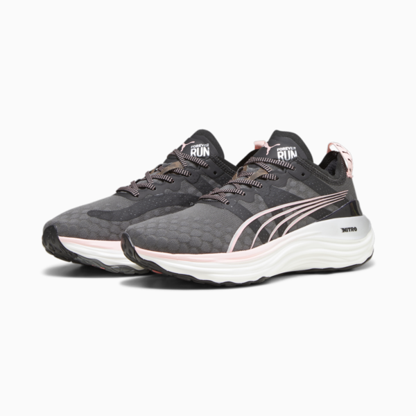 Zapatillas de running para mujer ForeverRun NITRO, PUMA Black-Koral Ice-PUMA Silver, large-ARG