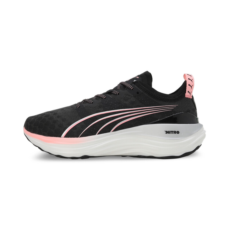 Women's PUMA ForeverRun NITRO Running Shoes in Black/Silver size UK 4 ...