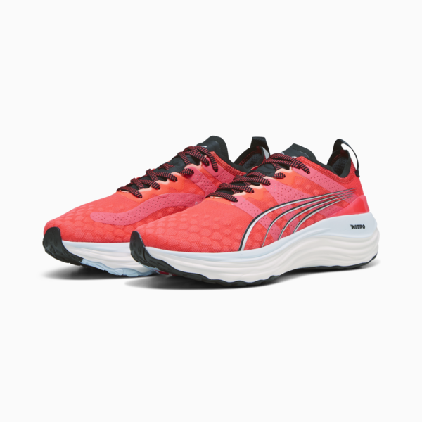Zapatillas de running para mujer ForeverRun NITRO, Fire Orchid-PUMA Black-PUMA Silver, large-ARG