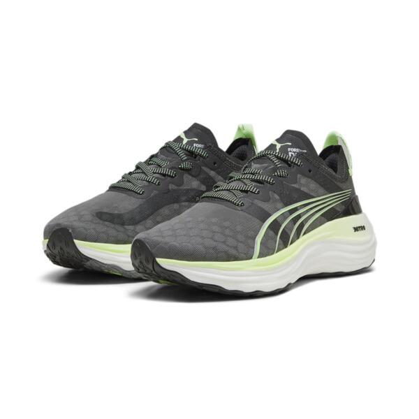 Zapatillas de running para mujer ForeverRun NITRO, PUMA Black-Speed Green, large-ARG