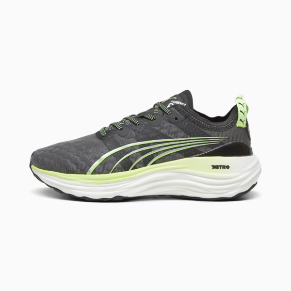 Zapatillas de running para mujer ForeverRun NITRO, PUMA Black-Speed Green, large-ARG