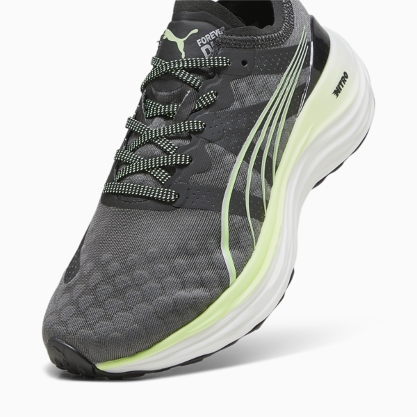 Zapatillas de running para mujer ForeverRun NITRO, PUMA Black-Speed Green, large-ARG