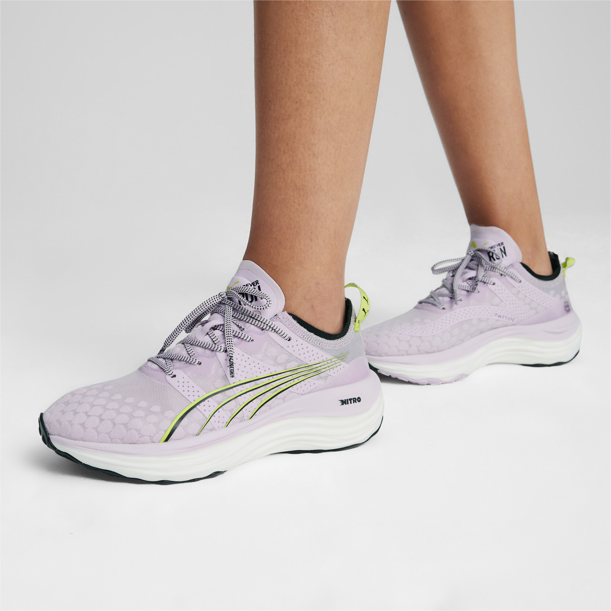 Women's PUMA ForeverRun NITRO™ Running Shoes In Purple, Size EU 40