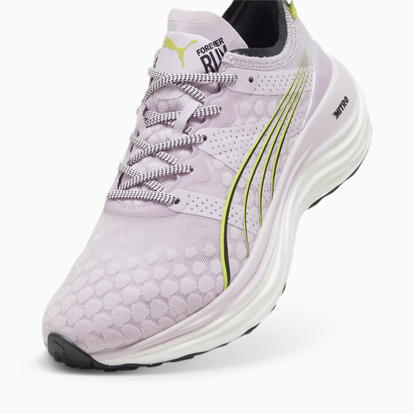 Zapatillas de running para mujer ForeverRun NITRO, Grape Mist-PUMA Black-Lime Pow, large-ARG