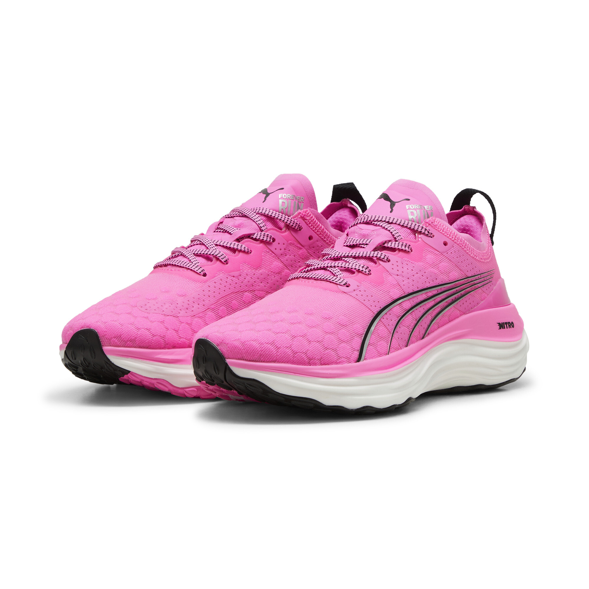 Women's Puma Forever Run NITRO™'s Running Shoes, Pink, Size 40.5, Shoes