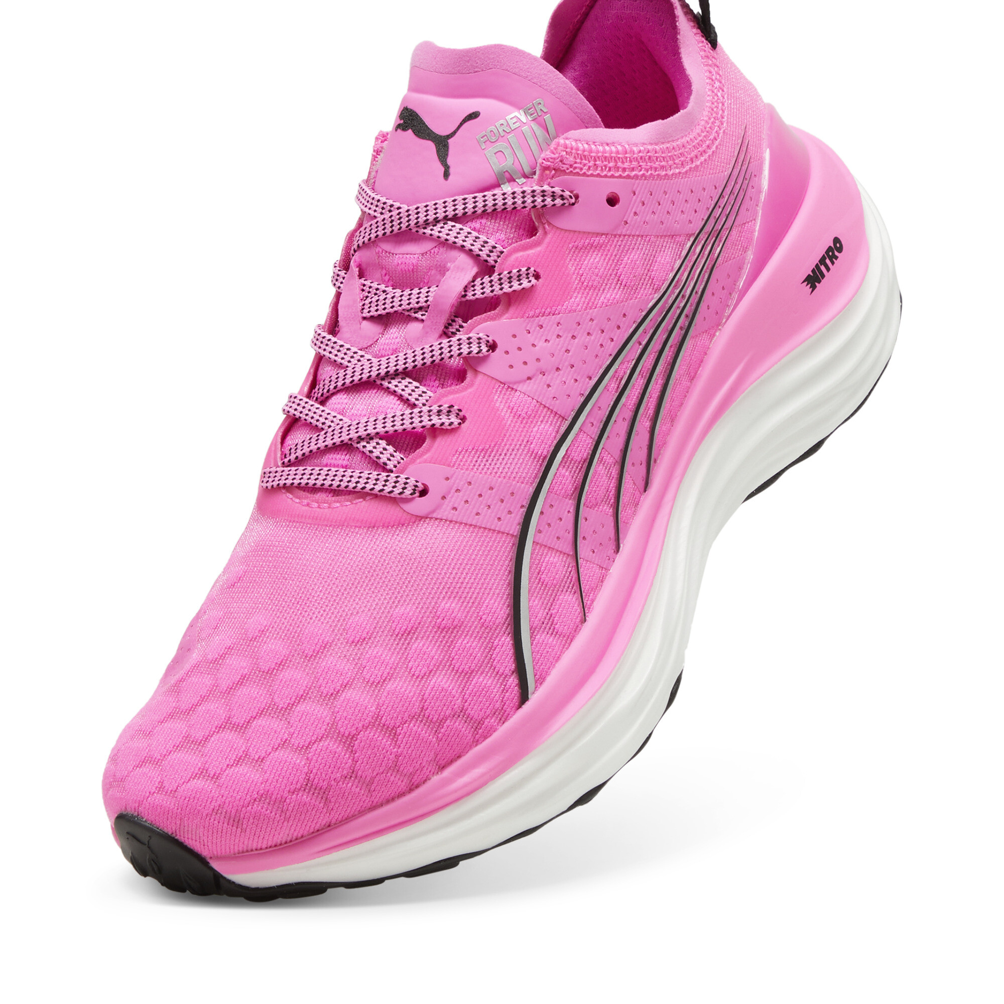 Women's Puma Forever Run NITRO™'s Running Shoes, Pink, Size 40.5, Shoes