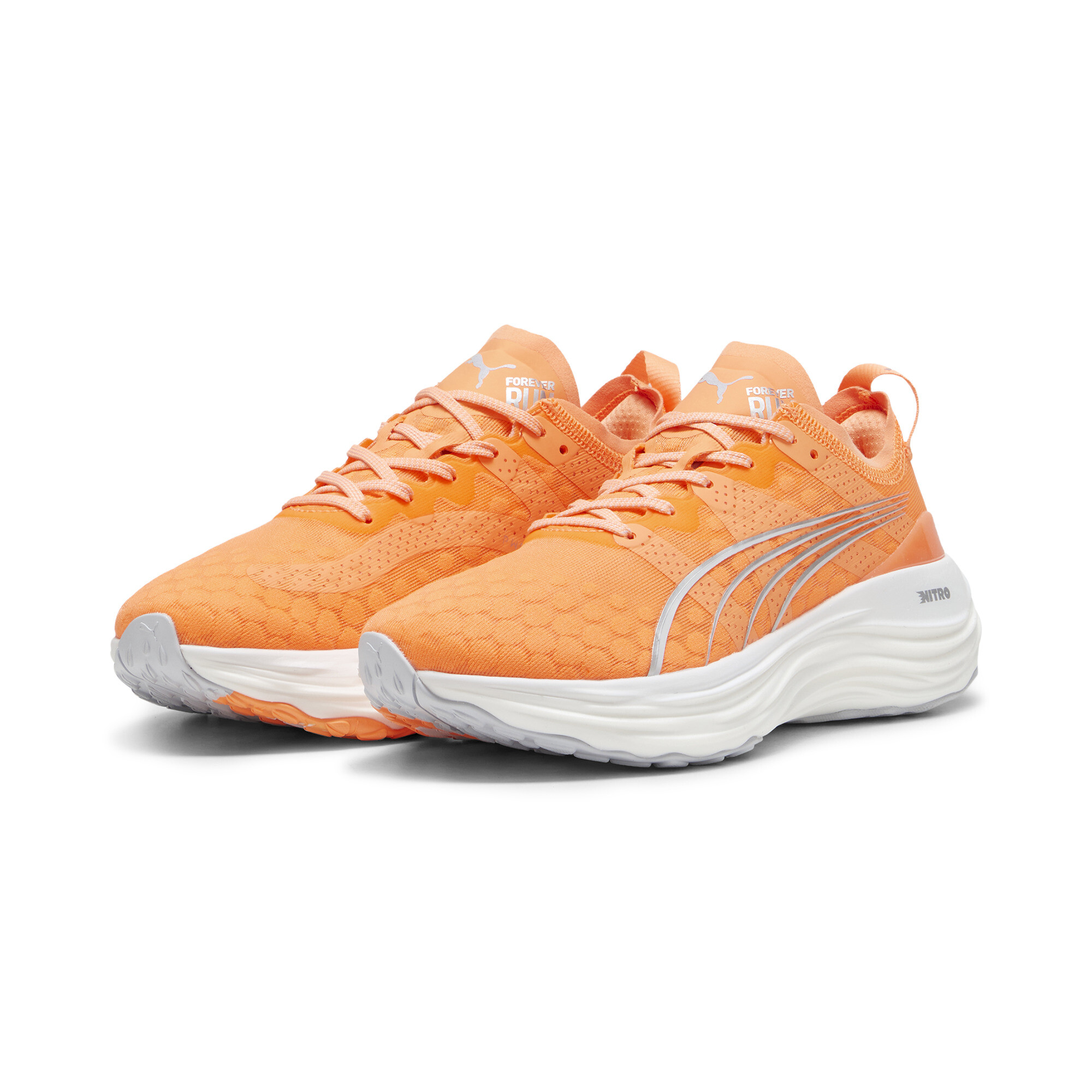 Women's Puma Forever Run NITRO™'s Running Shoes, Orange, Size 41, Shoes