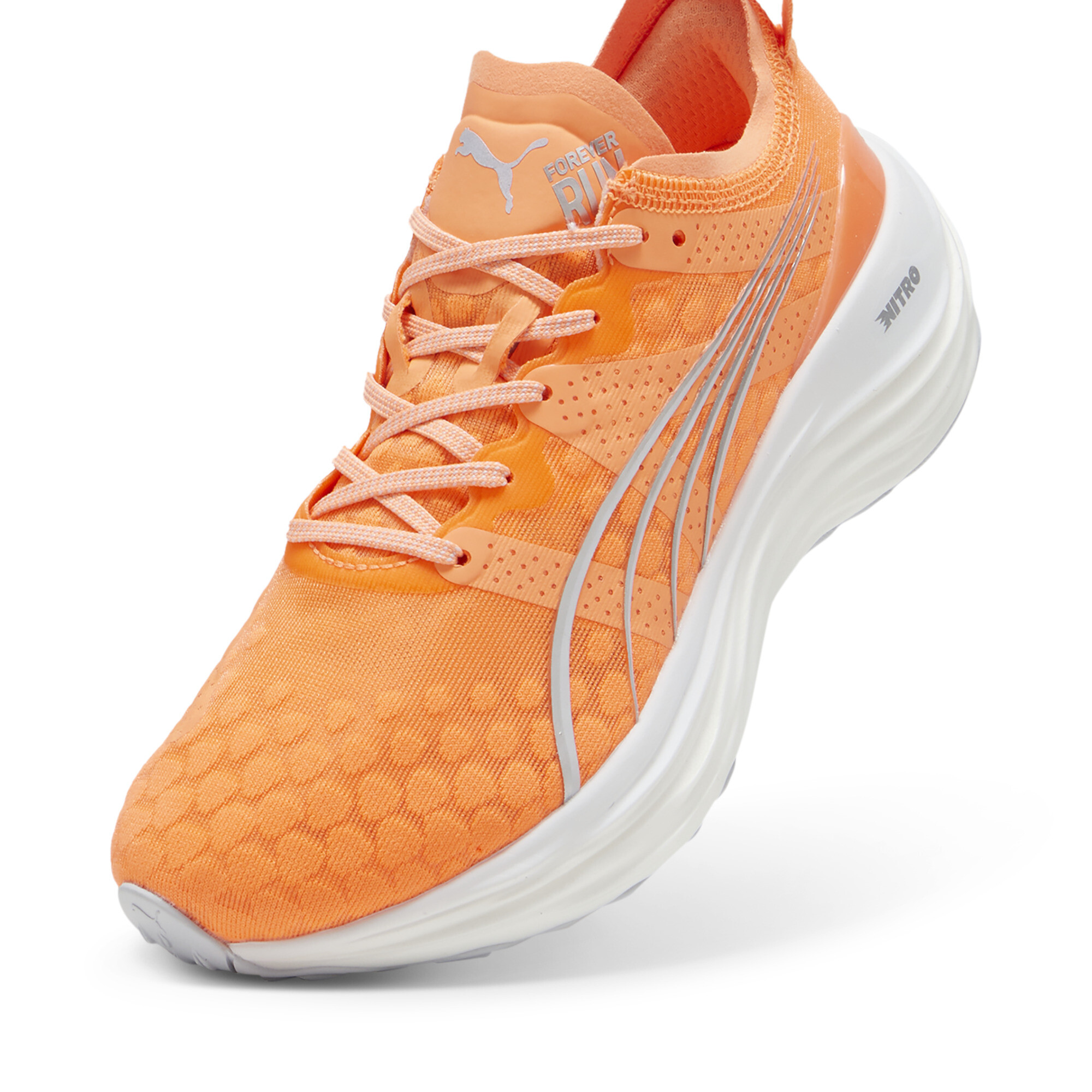 Women's Puma Forever Run NITRO™'s Running Shoes, Orange, Size 41, Shoes