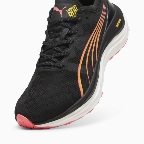 ForeverRun NITRO™ Women's Running Shoes, PUMA Black-Sunset Glow-Sun Stream, large-ZAF