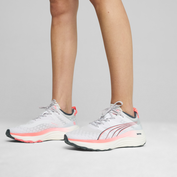 Zapatillas de running para mujer ForeverRun NITRO, PUMA White-Sunset Glow-Galactic Gray, large-ARG