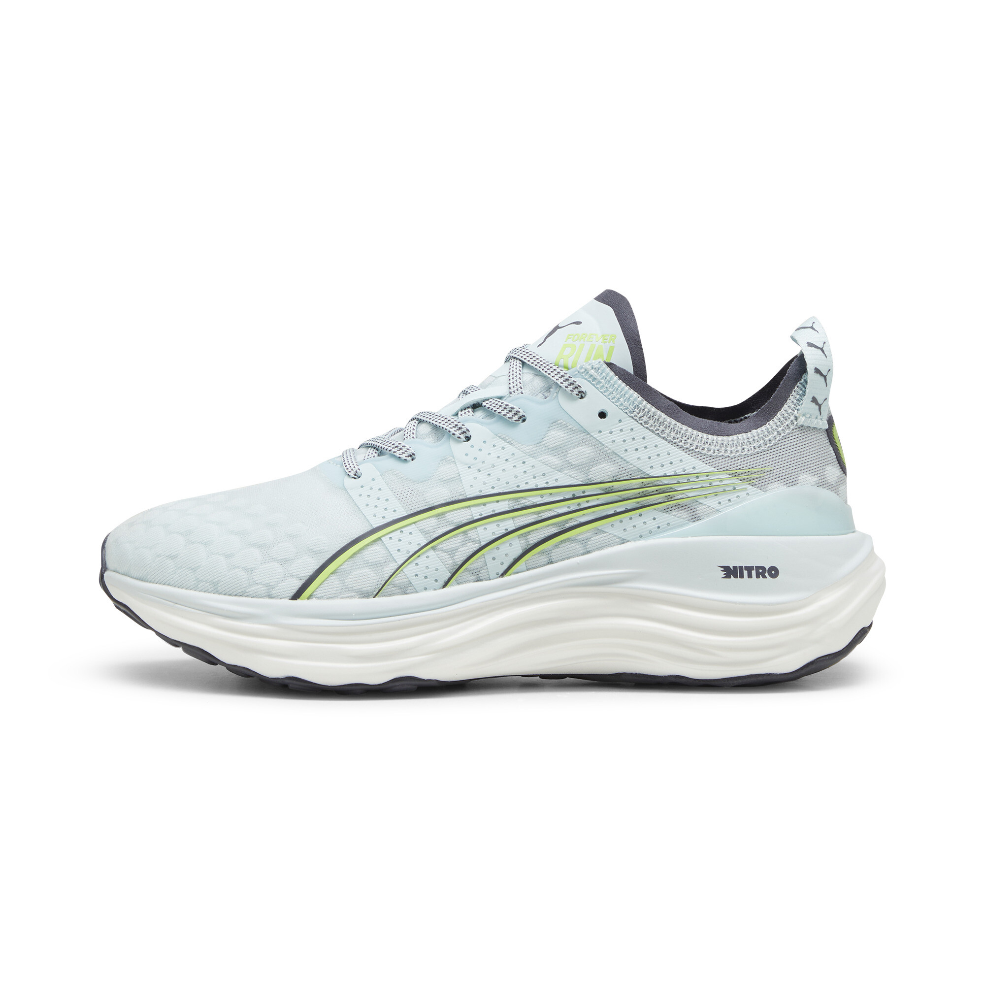 Puma ForeverRun NITRO™ Laufschuhe Damen | Nitro Blue/Fizzy Apple/Galactic Gray | Größe: 38