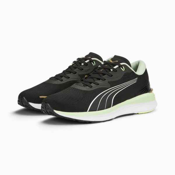 Tenis para correr para hombre Electrify NITRO 2 Run 75, PUMA Black-Light Mint-PUMA Gold, large-MEX