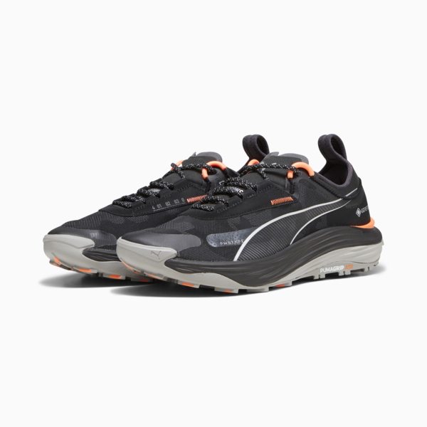Zapatillas de trail running Voyage NITRO™ 3 Gore-Tex® para hombre, PUMA Black-Neon Sun, large-ARG