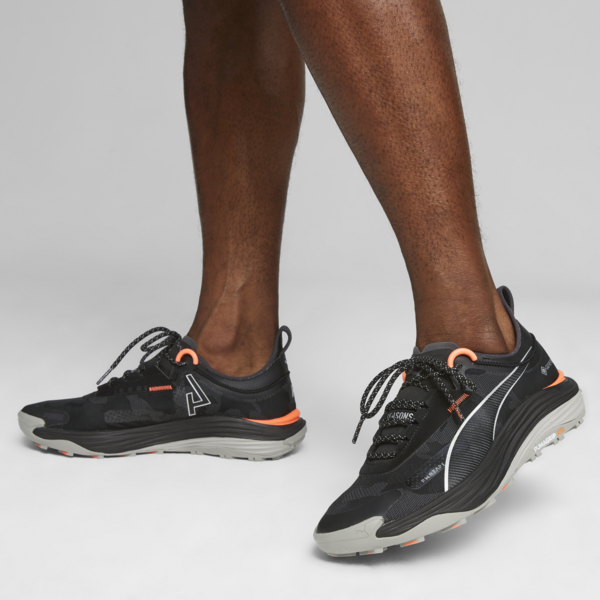 Zapatillas de trail running Voyage NITRO™ 3 Gore-Tex® para hombre, PUMA Black-Neon Sun, large-ARG
