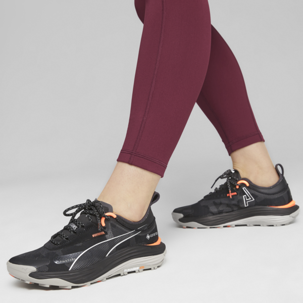 Zapatillas de trail running Voyage NITRO™ 3 Gore-Tex® para mujer, PUMA Black-Neon Sun, large-ARG