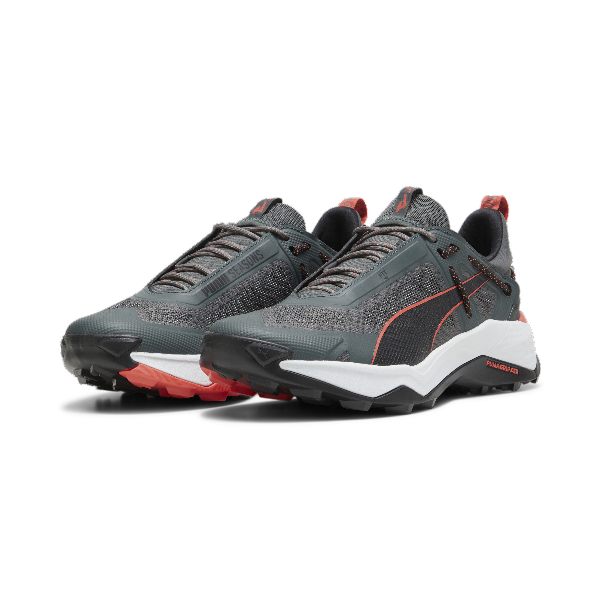 Men's PUMA Explore NITROâ¢ Hiking Shoes In Gray, Size EU 42.5