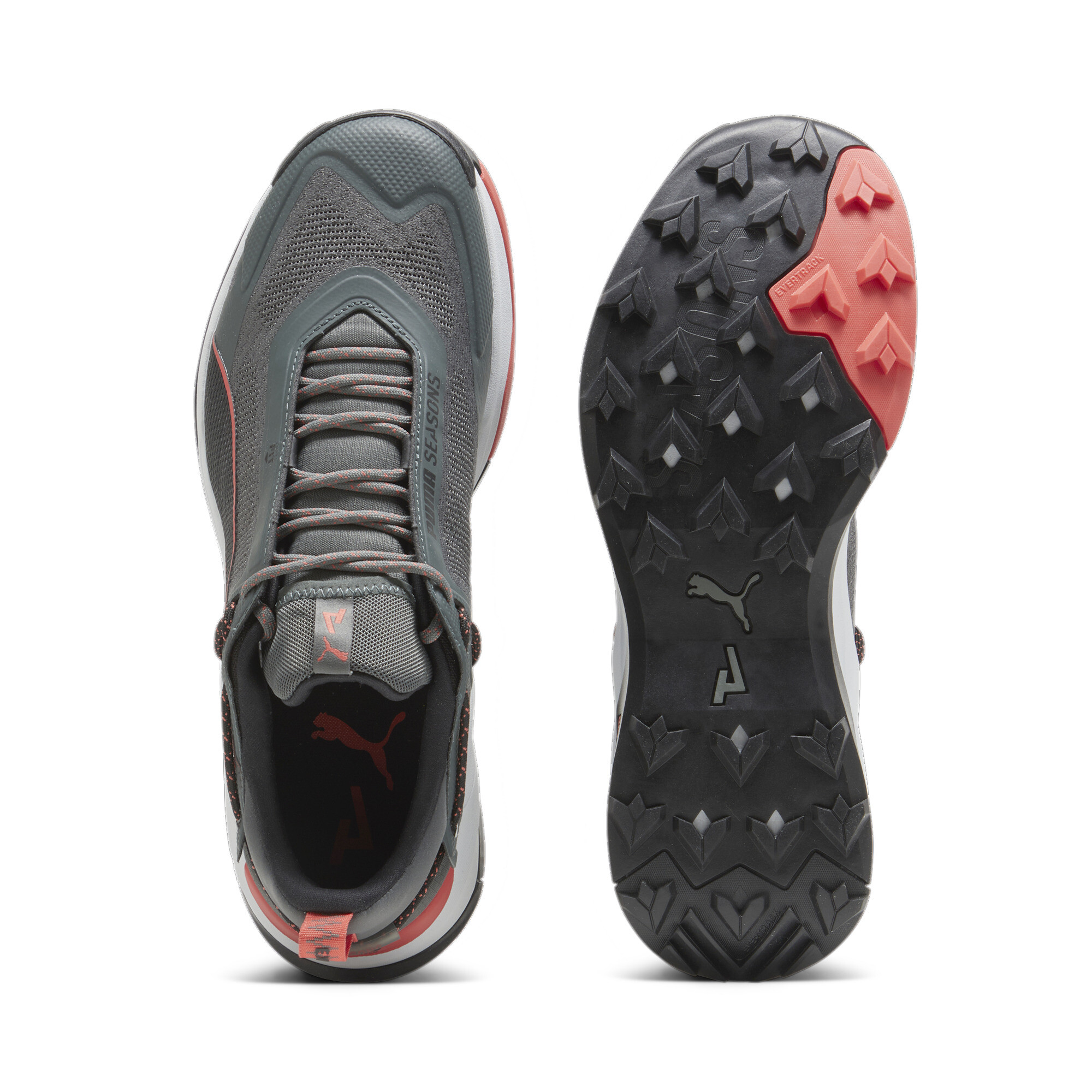 Men's PUMA Explore NITROâ¢ Hiking Shoes In Gray, Size EU 40.5