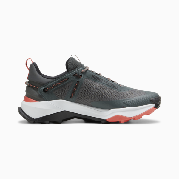 Zapatillas de senderismo para hombre Explore NITRO, Mineral Gray-PUMA Black-Active Red, large-ARG