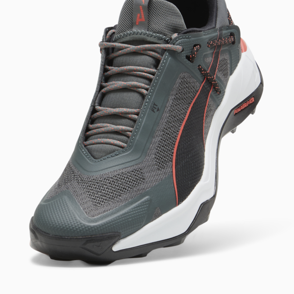Explore NITRO™ Men's Hiking Shoes, Mineral Gray-PUMA Black-Active Red, large-ZAF