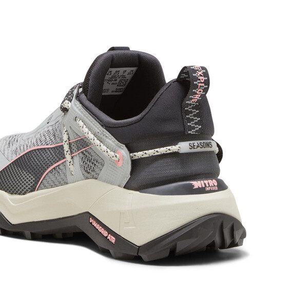 Zapatillas de senderismo para mujer Explore NITRO, Ash Gray-Alpine Snow-Koral Ice, large-ARG