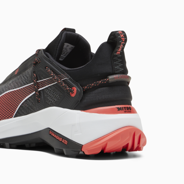Zapatillas de senderismo para mujer Explore NITRO, PUMA Black-Active Red-Silver Mist, large-ARG